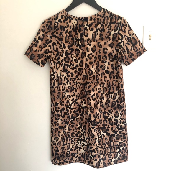 Zara Trafaluc Leopard Print Boxy Dress - Picture 3 of 6